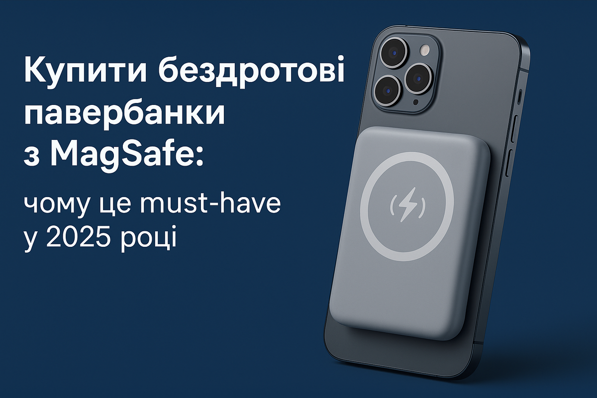 Купити бездротовий павербанк з MagSafe – ціна, огляд, асортимент Mobilsab